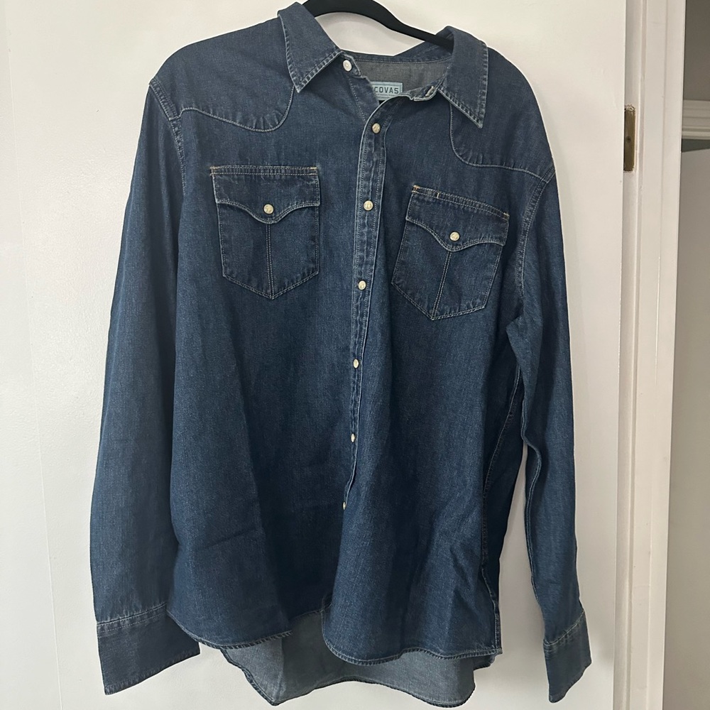Men’s Tecovas denim button up shirt